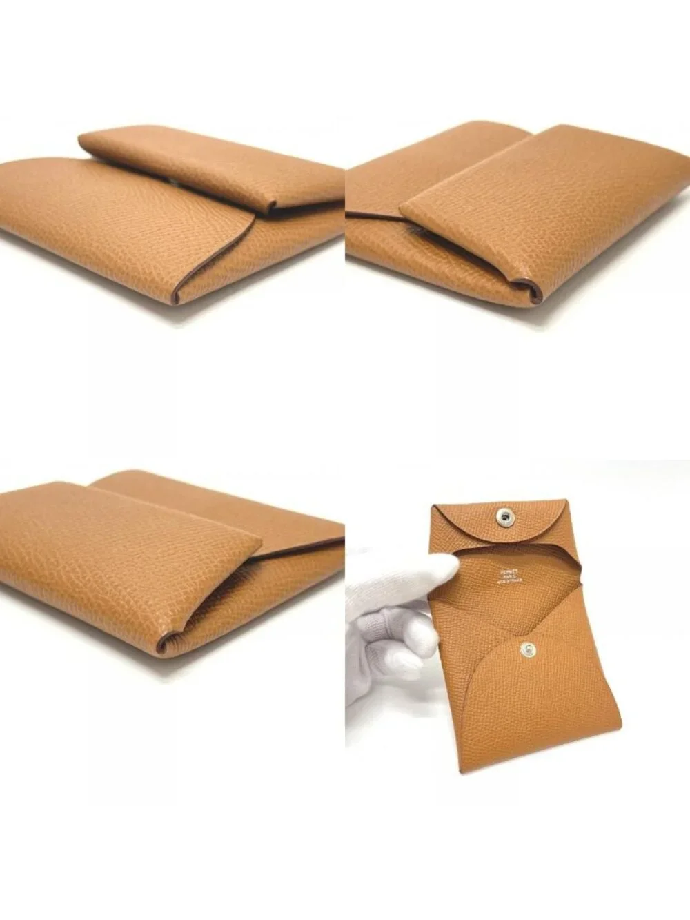 Hermes Coin Case Bastia Veau Epsom Gold
